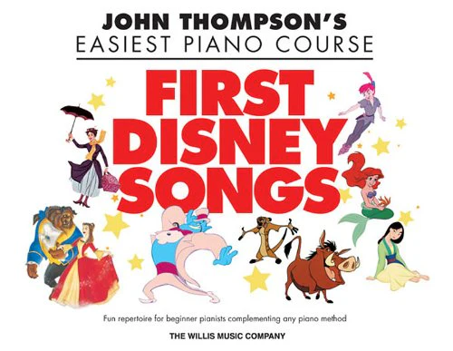 Thompson John Easiest Piano Course First Disney Songs Easy Pf Bk (John Thompson's Easiest Piano Course)