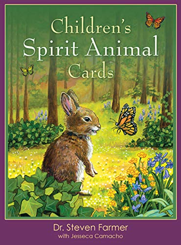 Children's Spirit Animal Cards: 24-cards and 92-page guidebook set