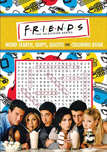 Friends Word Search, Quips, Quotes, and Coloring Book [Paperback] [2022] Editors of Thunder Bay Press