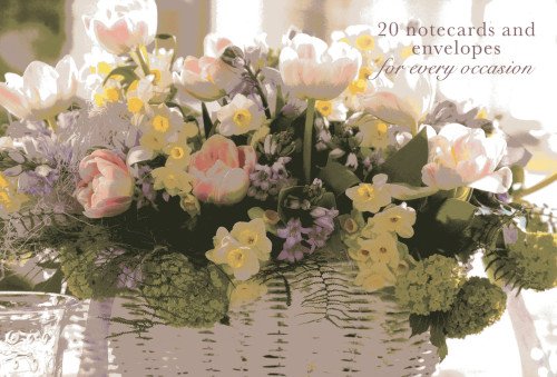 20 Notecards and Envelopes: Pink Tulip - a delightful pack of flower gift cards and decorative envelopes (cards, stationery) (Card Box)