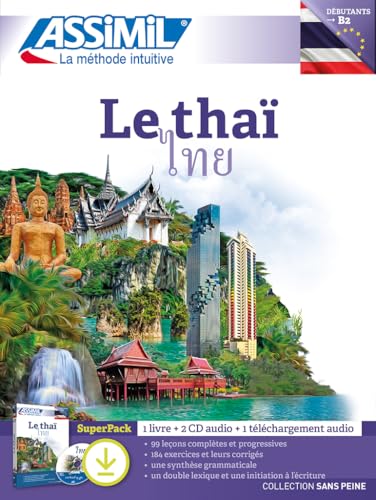 Le thaï superpack téléchargement - 1 livre + 2 CD audio + téléch [Product Bundle] [2025] Berrouet, C.