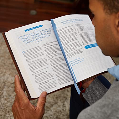 Nasb, Charles F. Stanley Life Principles Bible, 2nd Edition, Leathersoft, Black, Comfort Print: Holy Bible, New American, (Hardcover)