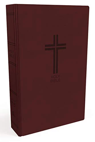 NKJV, Value Thinline Bible, Standard Print, Imitation Leather, Burgundy, Red Letter Edition: Holy Bible, New King James Version