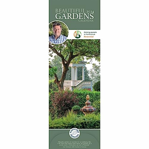 Alan Titchmarsh Beautiful Gardens Slim Calendar 2024