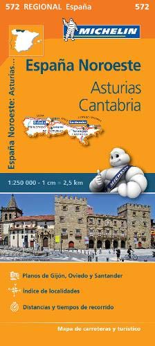 Asturias Cantabria - Michelin Regional Map 572: Map (Michelin Regional Maps)