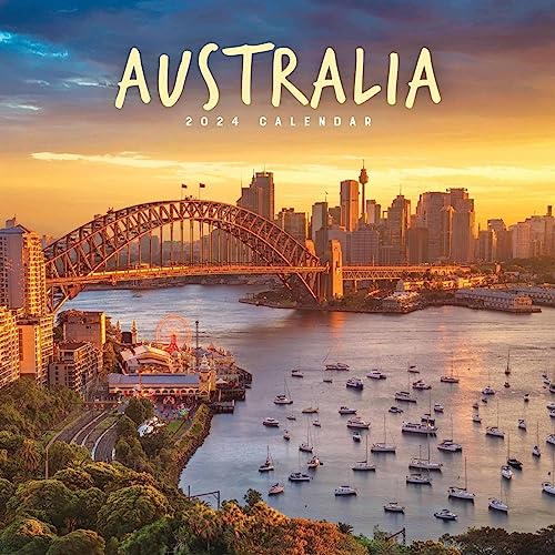 Australia - Australien 2024-12-Monatskalender: Original Carousel-Kalender [Mehrsprachig] [Kalender]