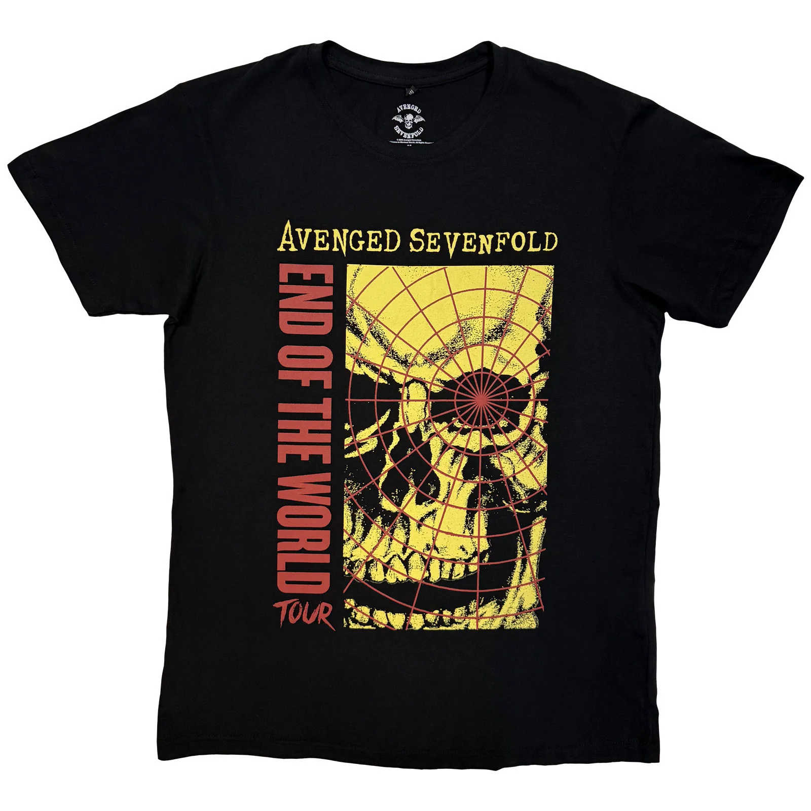 Avenged Sevenfold Unisex Premium Carbon T-Shirt: End Of The World Tour