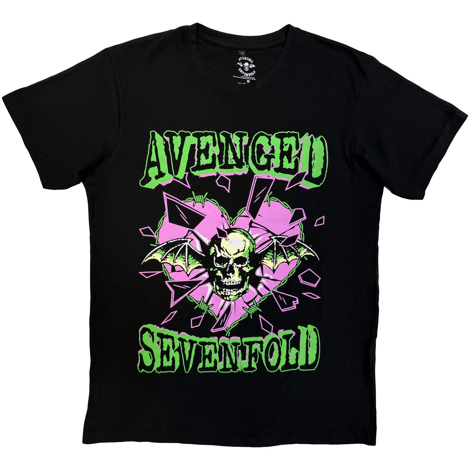 Avenged Sevenfold Unisex Premium Carbon T-Shirt: Heart Break