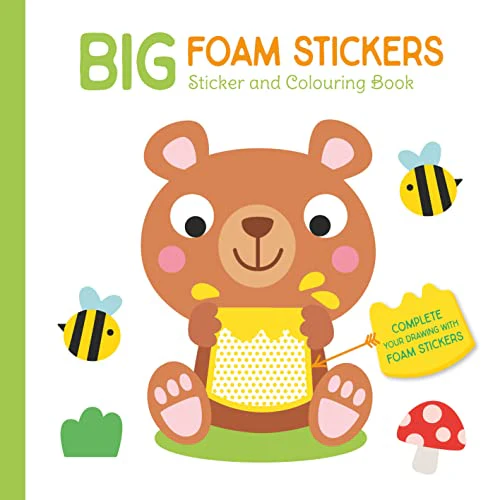 Bear (Big Foam Stickers): Sticker and Colouring book: Sticker and Colouring book, Bear
