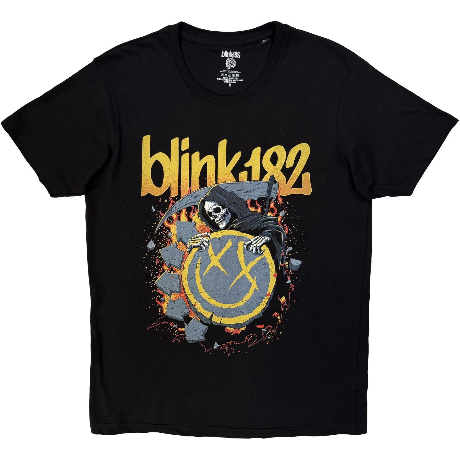 Blink-182 Unisex T-Shirt: Reaper Smiling