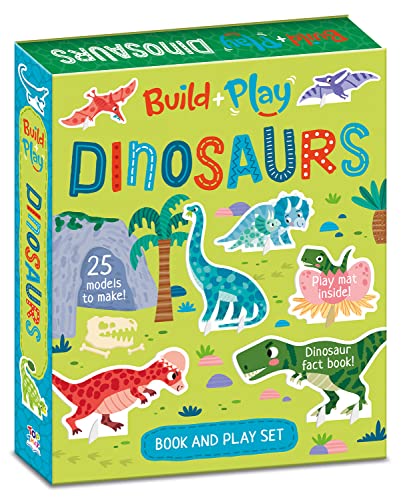Build and Play Dinosaurs: Book and Play Set with 25 Prehistoric Models to Make (Build and Play Kit)