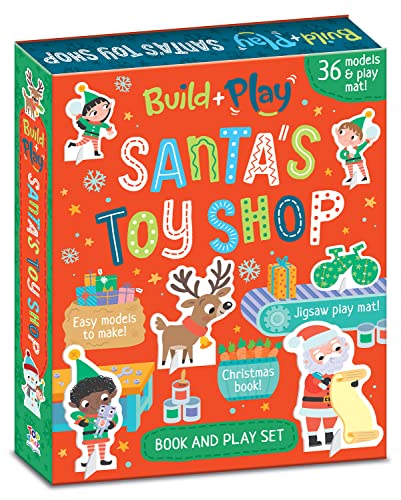 Build and Play Santa's Toy Shop: Book and Play Set with 36 Christmas Models to Make (Build and Play Kit)