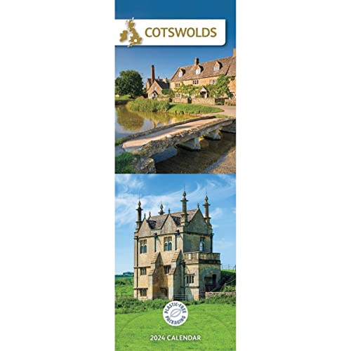 Cotswolds Slim Calendar 2024