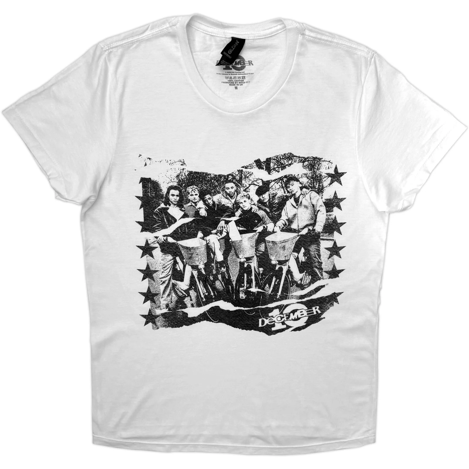 December 10. Ladies T-Shirt: Star Border