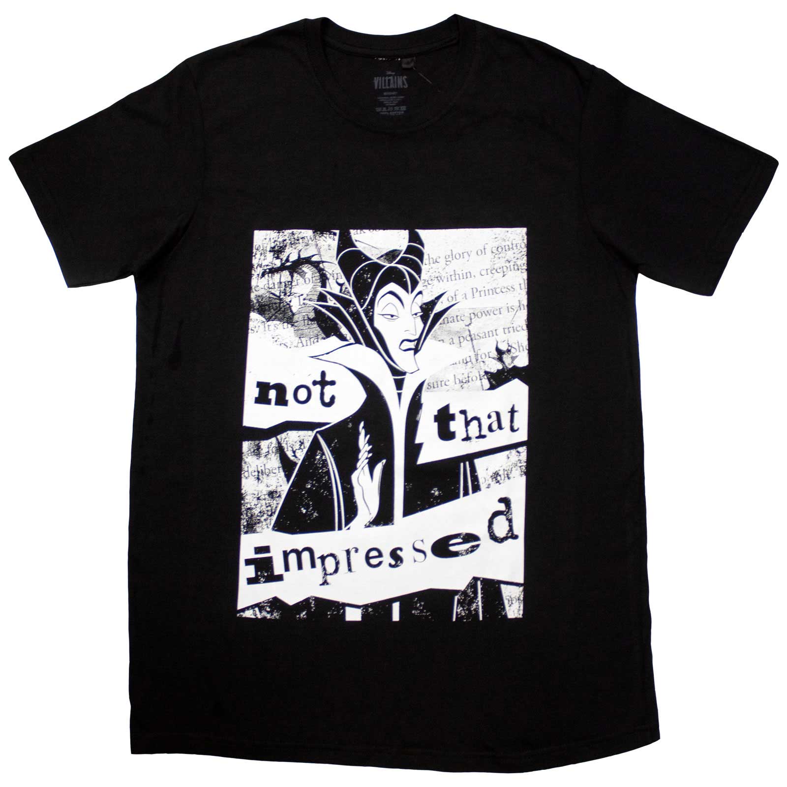 Disney Unisex T-Shirt: Maleficent Not That Impressed