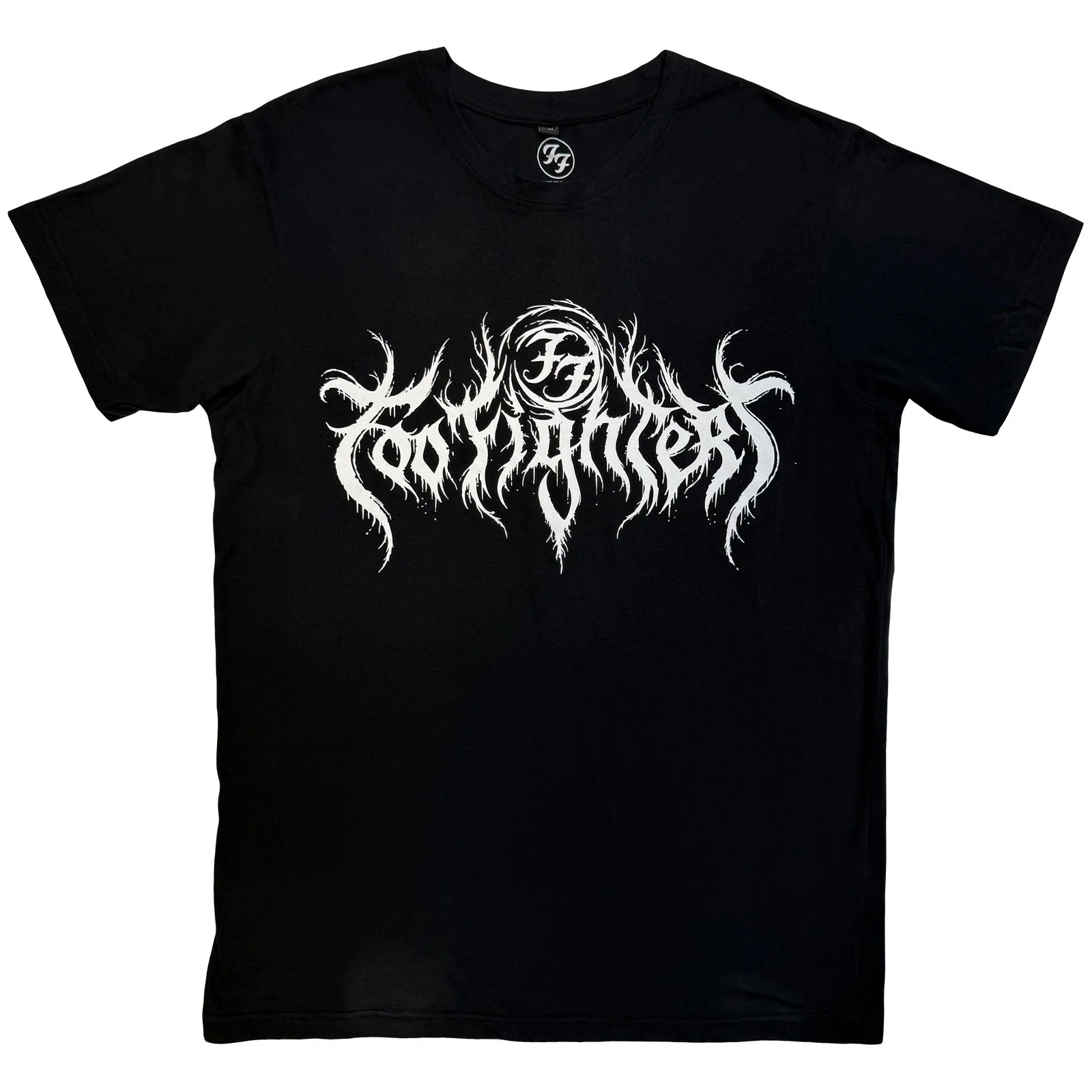 Foo Fighters Unisex Premium Carbon T-Shirt: Metal Logo