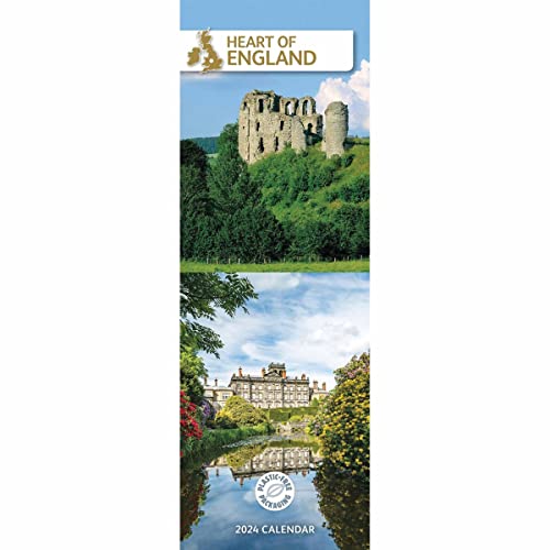 Heart Of England Slim Calendar 2024