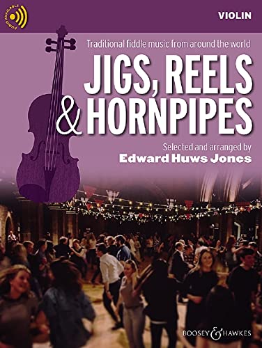 Jigs, Reels & Hornpipes - Traditional fiddle music from around the world - violin (2 violins), guitar ad libitum - Sheet Music - Boosey & Hawkes (BH 13896) (Fiddler Collection)