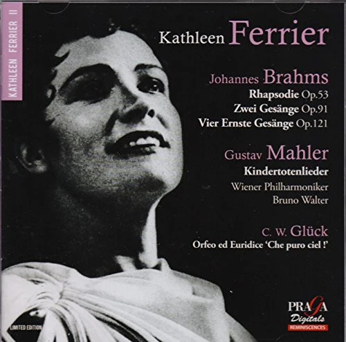 Kathleen Ferrier - Rhapsodie Kindertotenlieder [CD]
