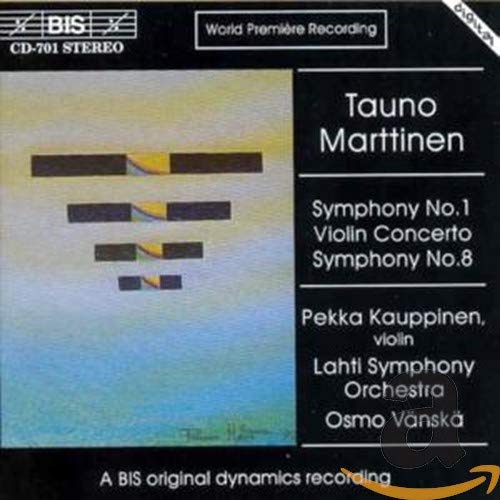 Lahti So - Tauno Marttinen: Symphonies Nos 1 & 8/Violin Concerto [CD]