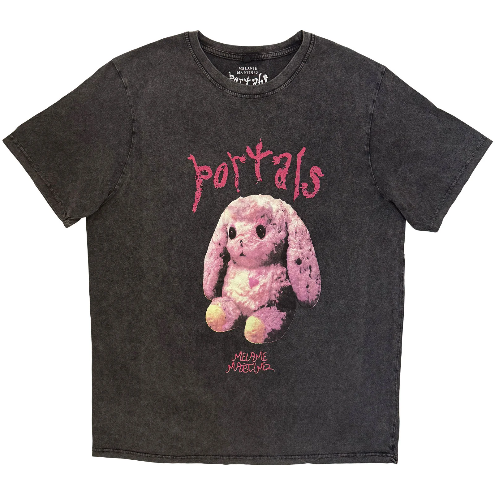 Melanie Martinez Unisex Stone Wash T-Shirt: Portals Bunny