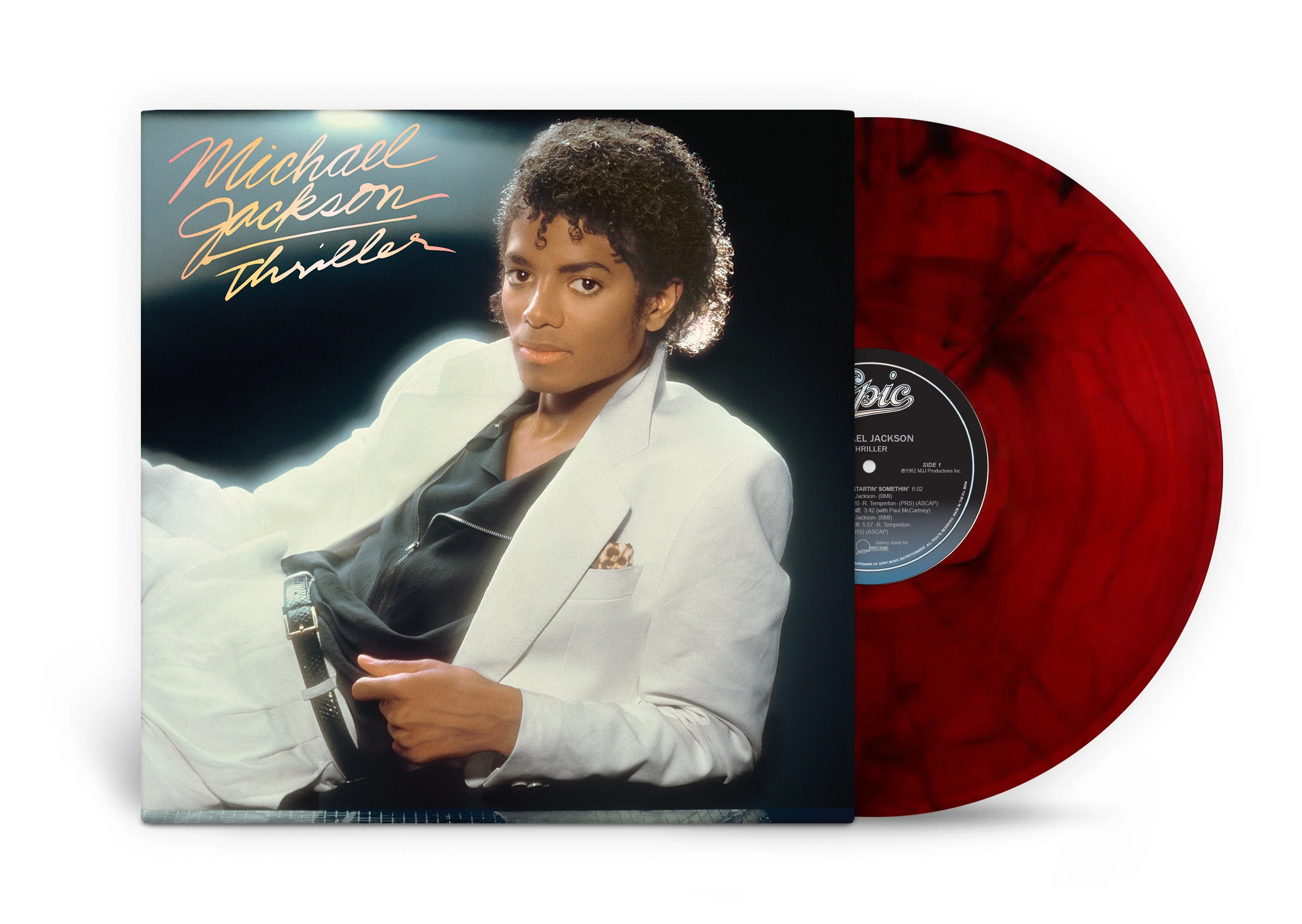 Michael Jackson - Thriller (Red Marble LP) [VINYL]