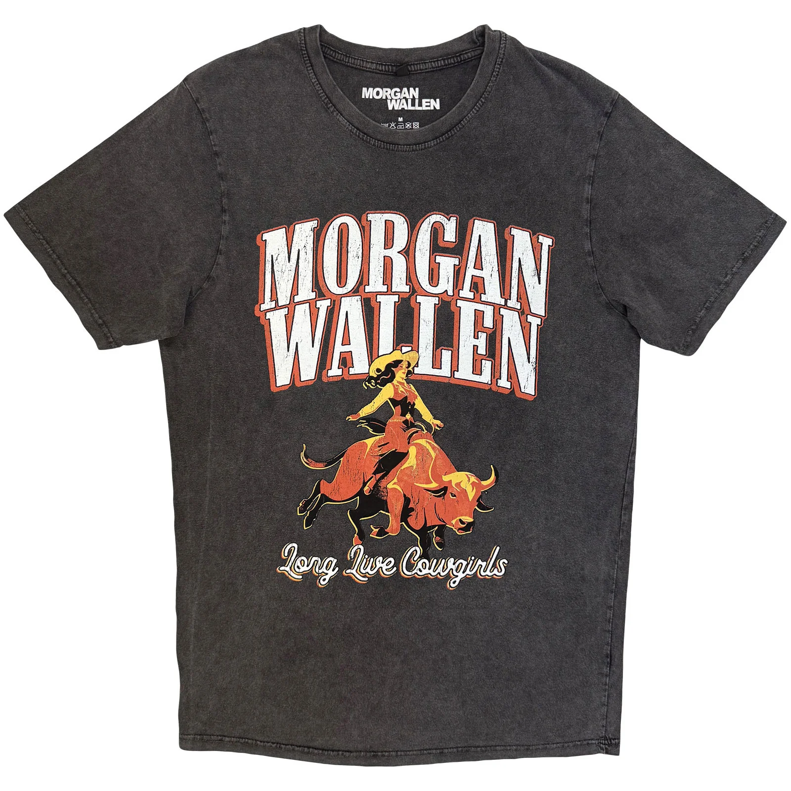 Morgan Wallen Unisex Stone Wash T-Shirt: Long Live Cowgirls