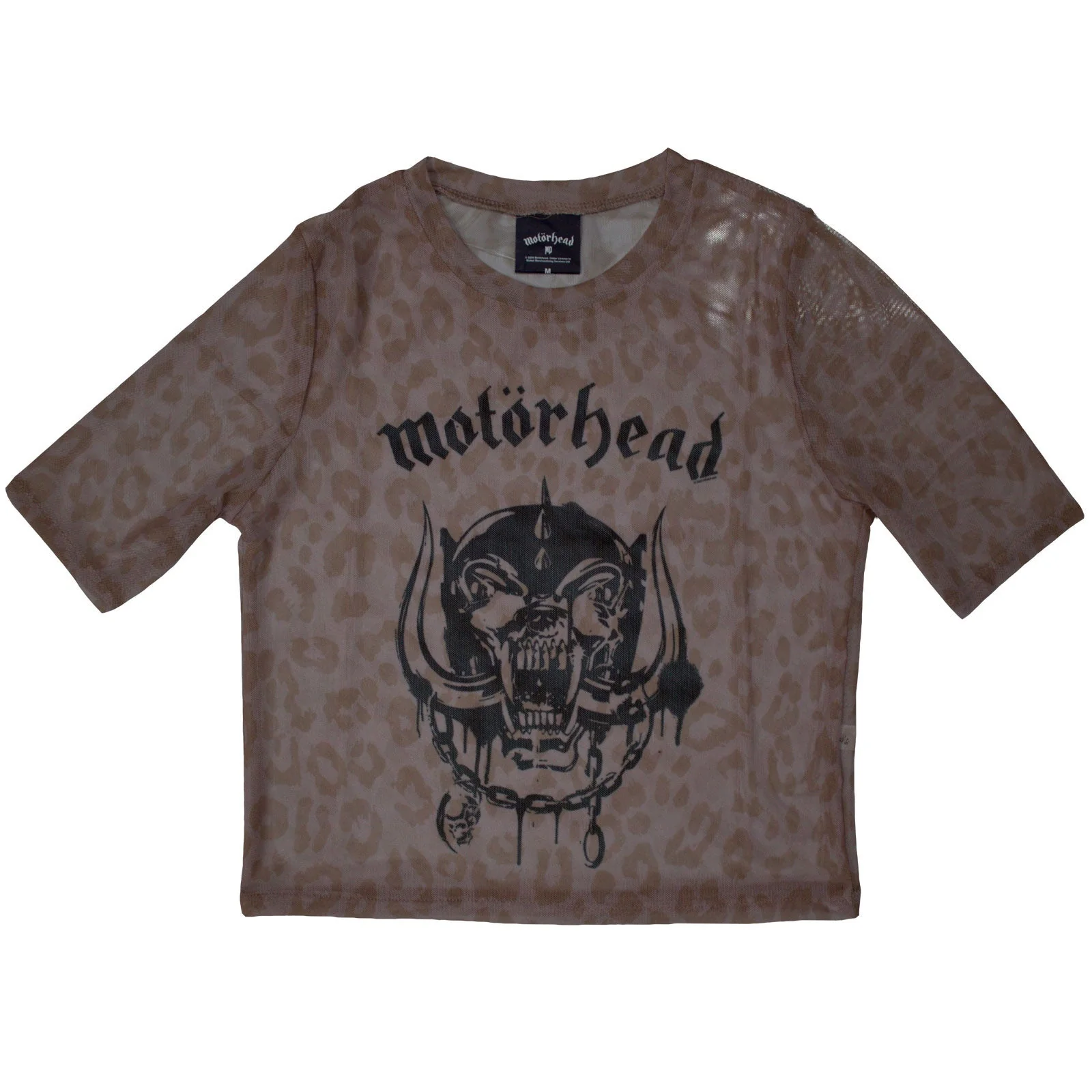 Motorhead Ladies Mesh Crop Top: Warpig