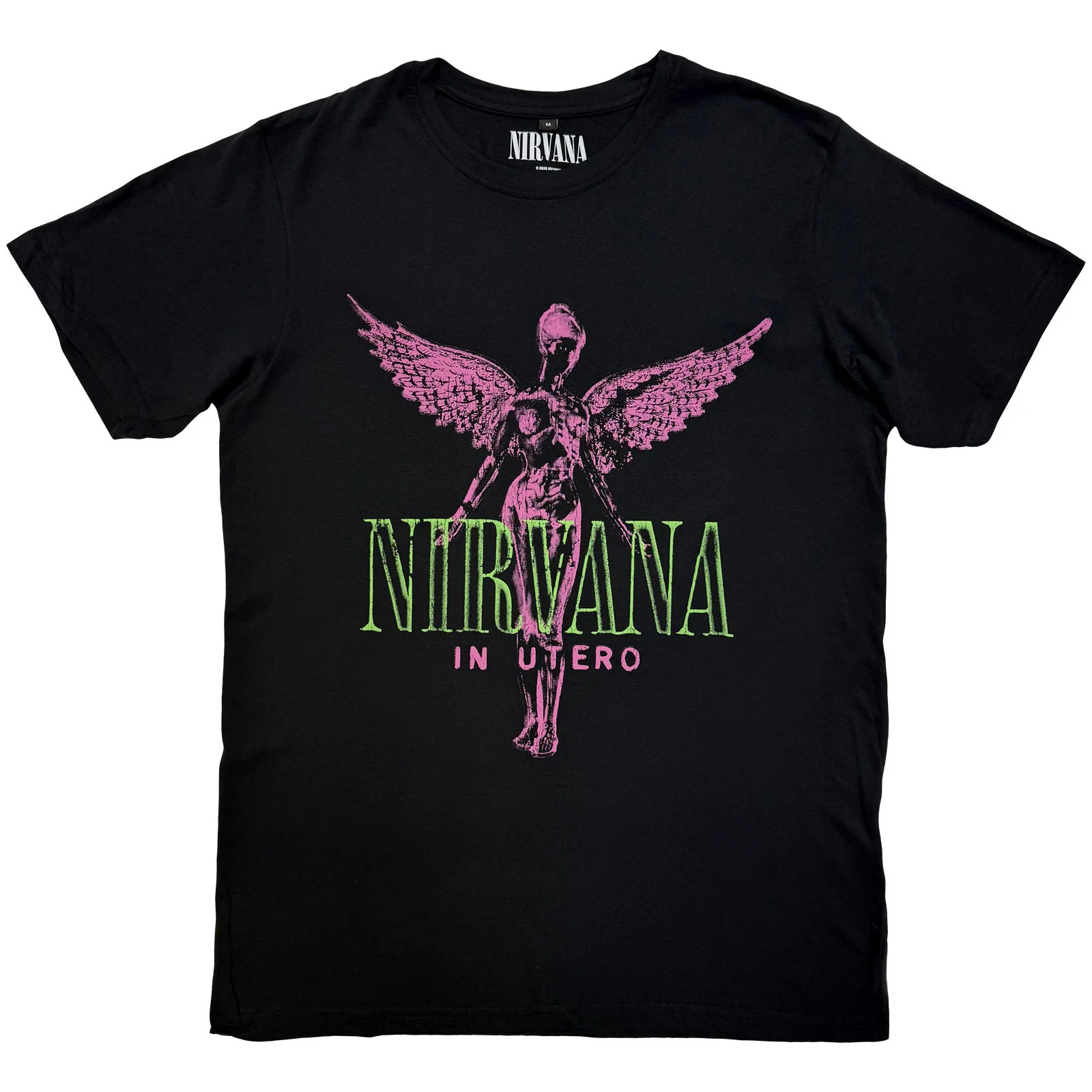Nirvana Unisex Premium Carbon T-Shirt: In Utero Purple Angel