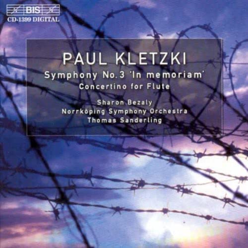 Norrkopingsanderlingbezaly - Kletzki - Symphony No 3, Concertino for Flute Orchestra [CD]