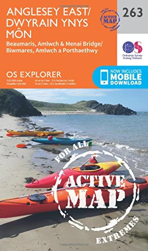 OS Explorer Map Active (263) Anglesey East (OS Explorer Active Map)