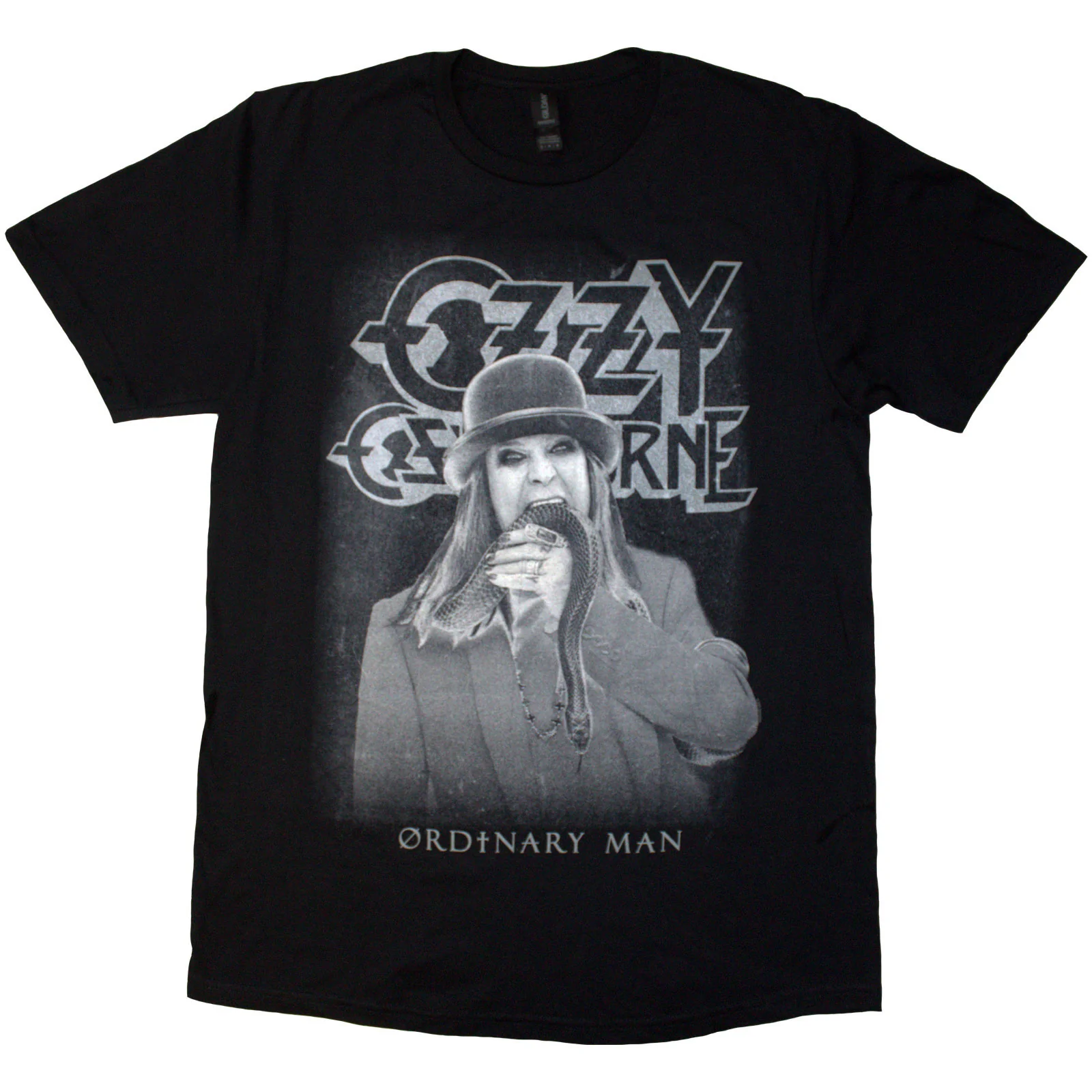 Ozzy Osbourne Unisex T-Shirt: Ordinary Man Snake Rayograph