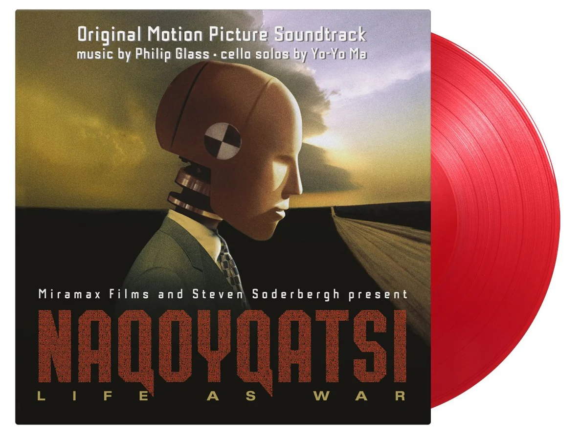 Philip Glass Ft Yo Yo Ma - Naqoyqatsi (2lp Red Coloured) [VINYL]