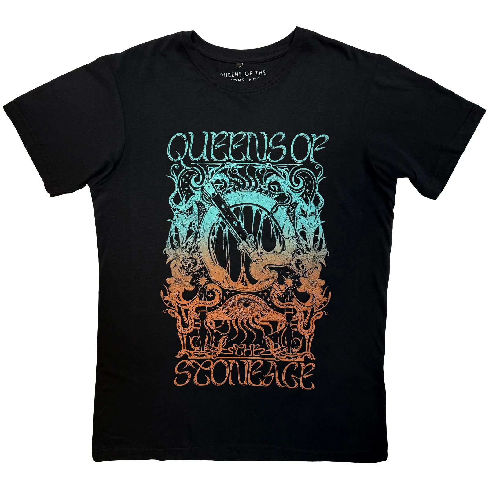 Queens Of The Stone Age Unisex Premium Carbon T-Shirt: Montage