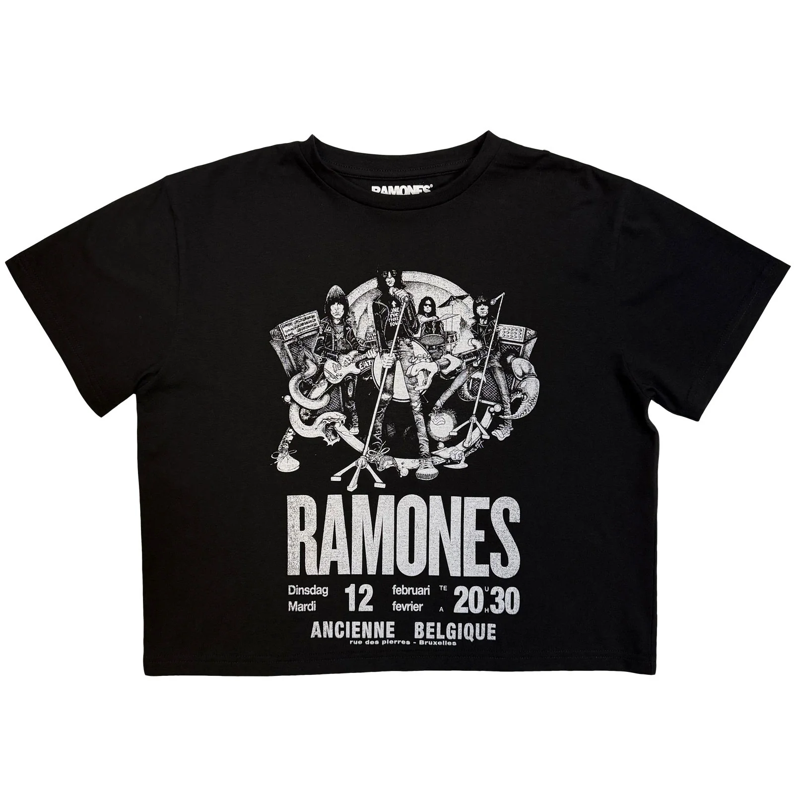 Ramones Ladies Crop Top: Belgique