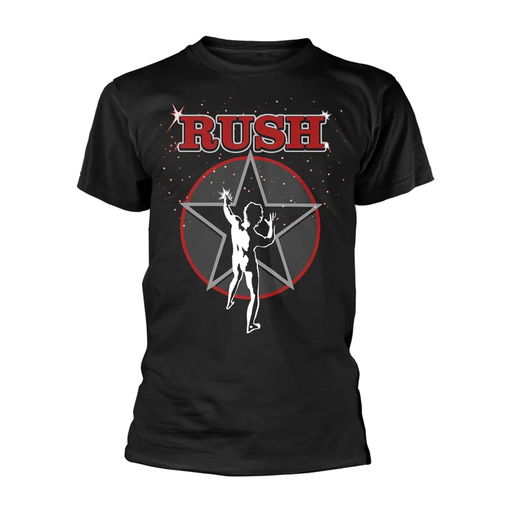 RUSH Official T Shirt Starman Red Logo 2112 S