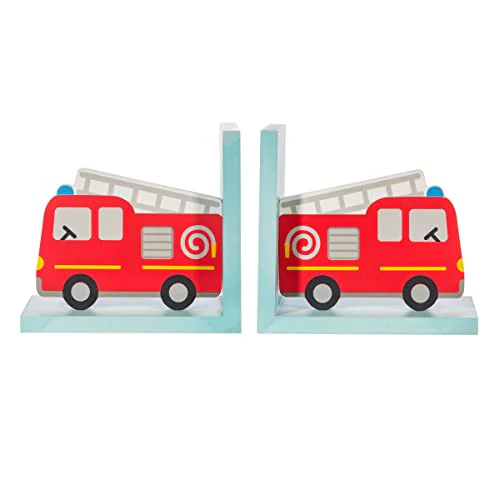 Sass & Belle Fire Engine Bookends