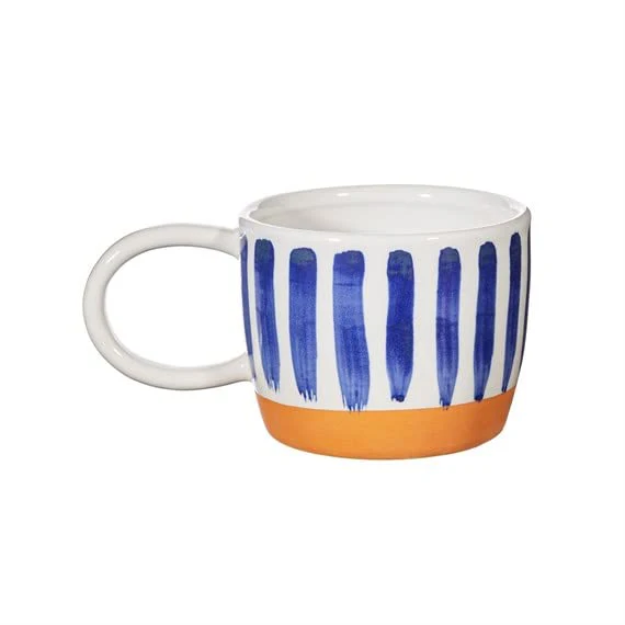 Sass & Belle Paros Blue Stripe Mug