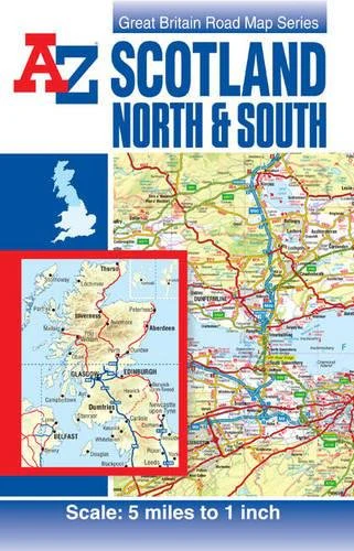 Scotland Road Map (reversible) (A-Z Road Maps & Atlases)
