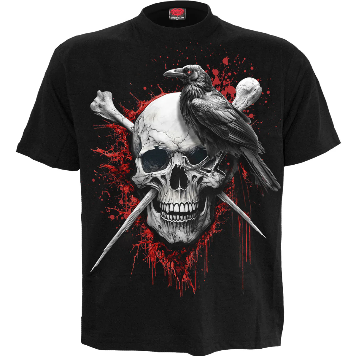 Spiral Unisex T-Shirt: Death Raven