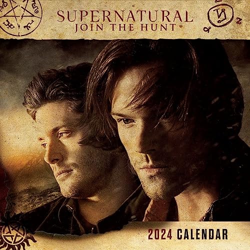 Supernatural 2024 Calendar, Month To View Square Wall Calendar, Official Product