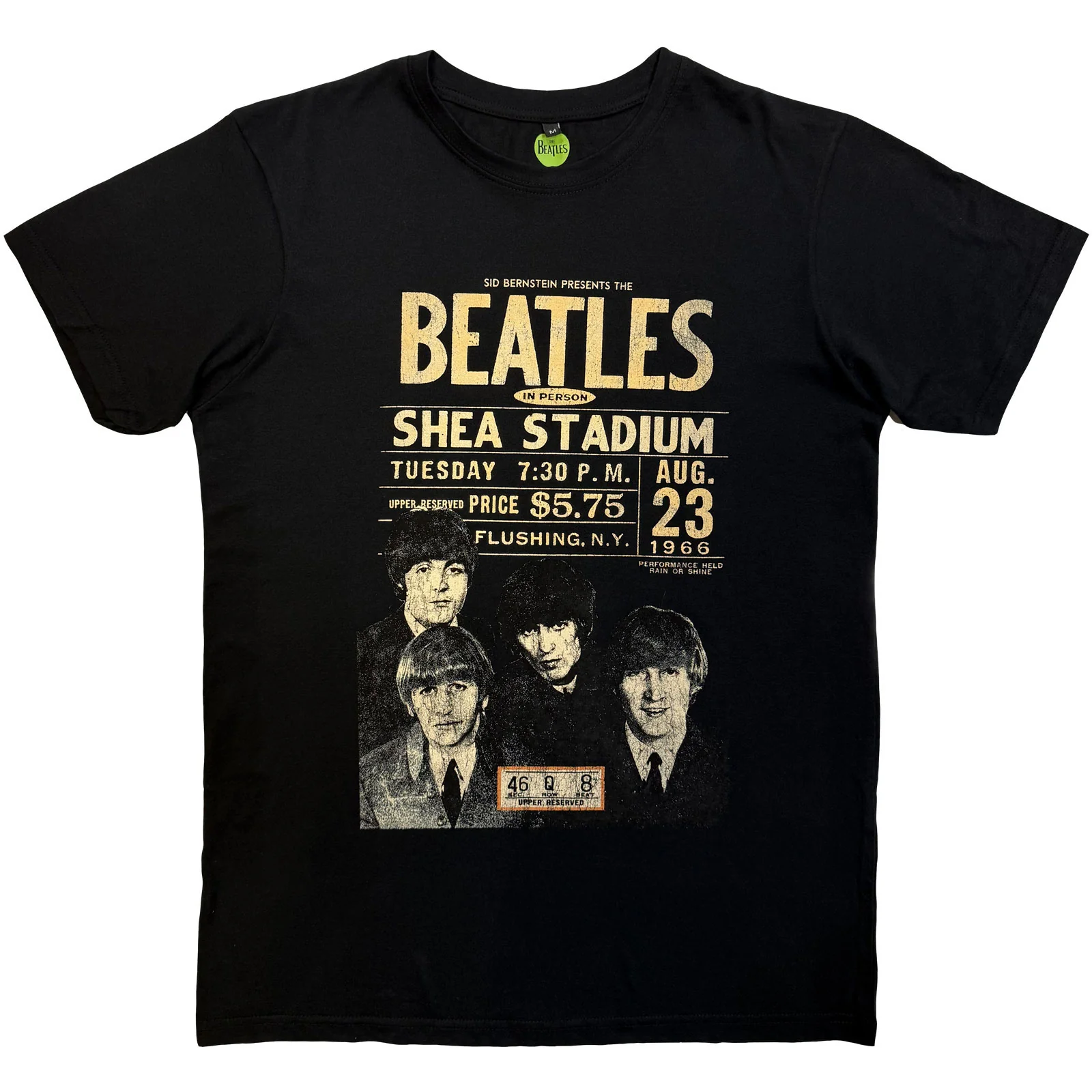 The Beatles Unisex Premium Carbon T-Shirt: Shea '66