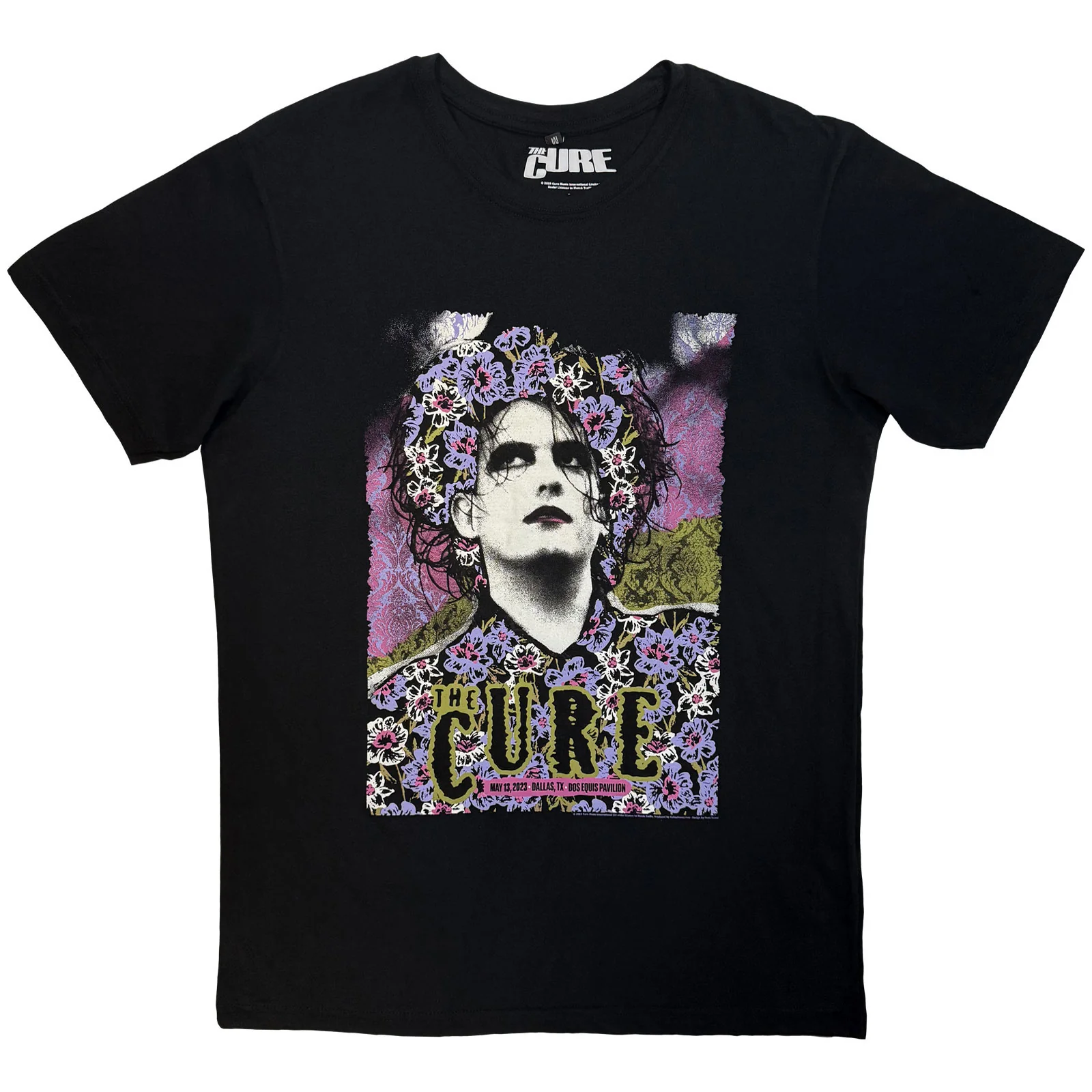 The Cure Unisex Premium Carbon T-Shirt: Dallas Poster 05.13.23