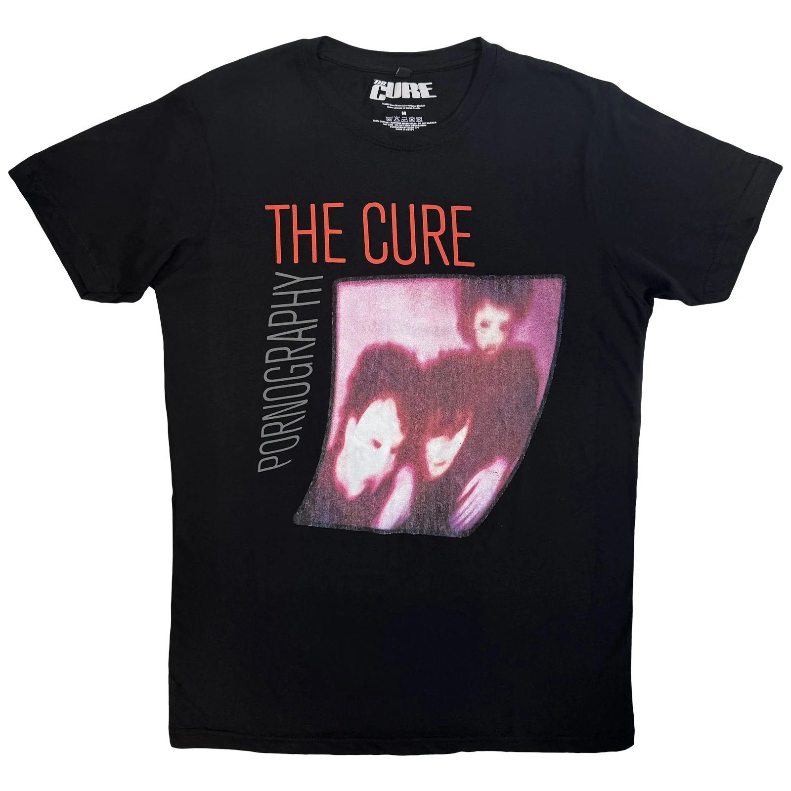 The Cure Unisex Premium Carbon T-Shirt: Pornography Photo Warped