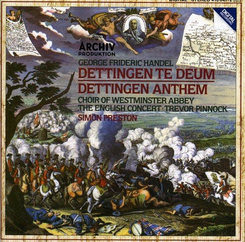 The English Concert Simon Preston Choir Of Westminster Abbey Trevor Pinnock - Handel: Dettingen Te Deum [CD]