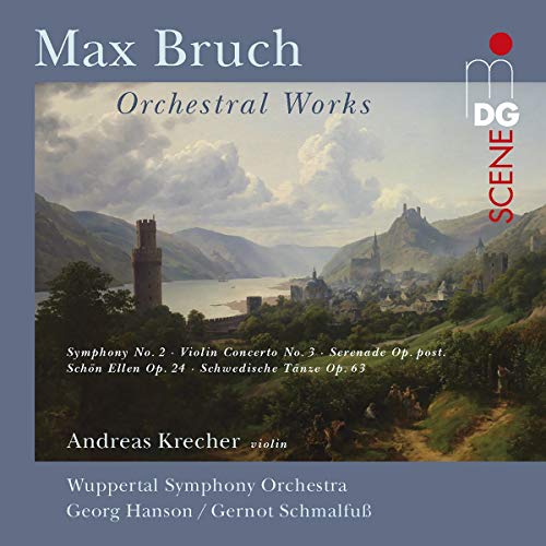 Andreas Krecher; Wuppertal Symphony Orchestra; Hanson - Max Bruch: Symphony No. 2; Violin Concerto No. 3 [CD]