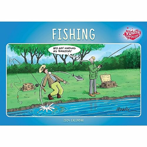 Young At Heart Fishing A4 Calendar 2024