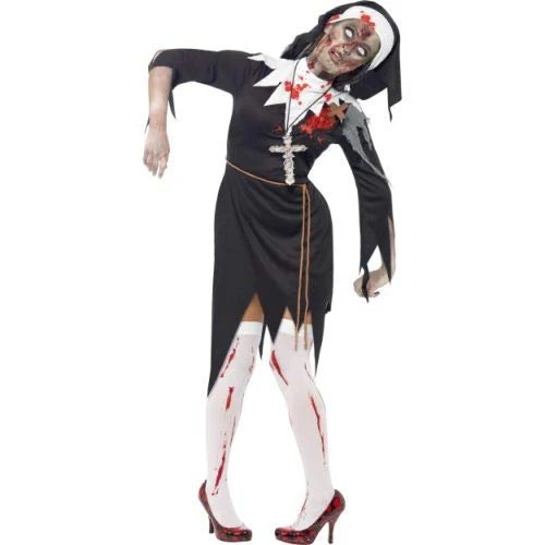 Zombie Bloody Sister Mary Costume, Black